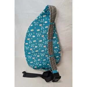 Kavu | Bags | Kavu Sling Bag Camper Print Teal Rope One  display picture 2